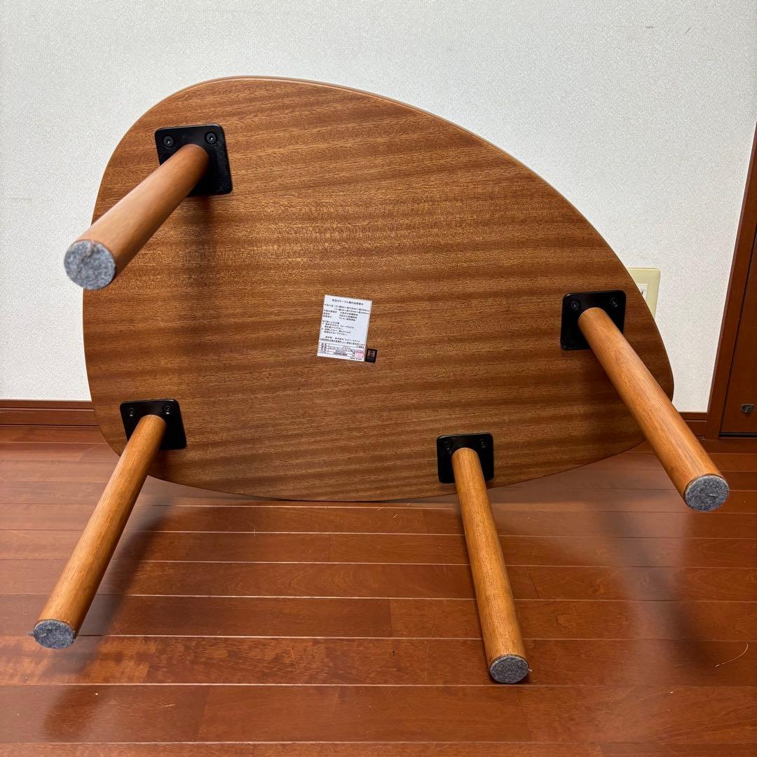 訳あり品】【ウィドゥスタイル】センターテーブル 卵形 - メルカリ