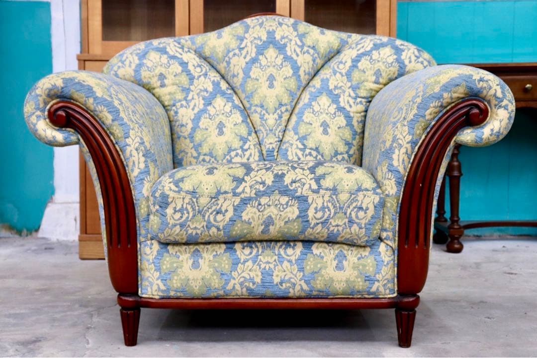 GMIH65A○1人掛けソファ シングルソファ アームチェア ファブリック クラ