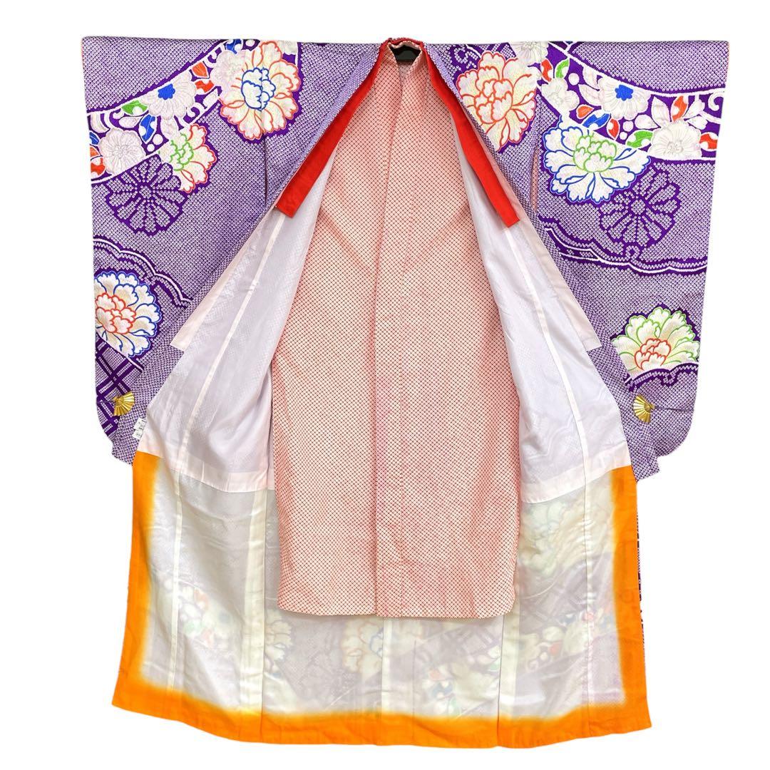 ◎mk-3097 七五三 女の子 着物・襦袢セット 7歳 銀駒刺繍 1-26 - メルカリ