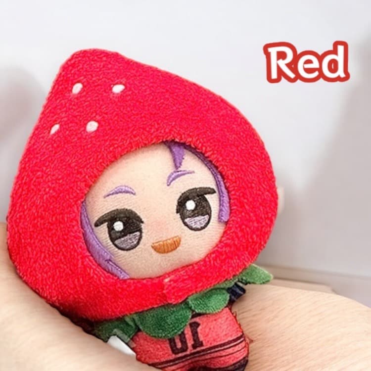 いちご 10cm ぬい服 被り物 帽子 推し活 洋服 着せ替え ぬいぐるみ用