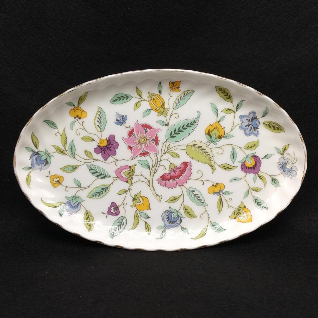 ミントン ハドンホール Minton 皿 50周年記念 オーバルプレート - メルカリ