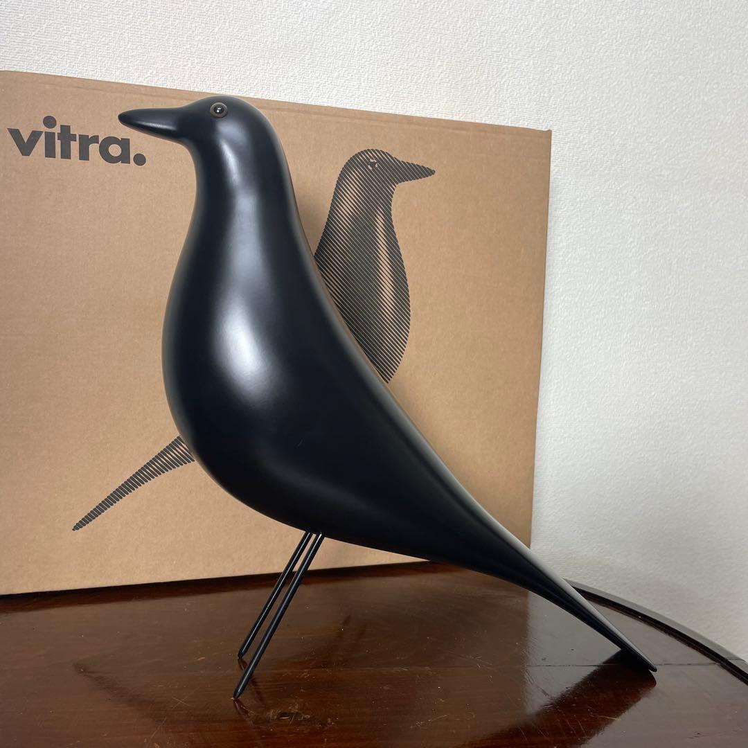 箱付き正規品《 vitra 》イームズ ハウスバード ブラック 置物 オブジェ