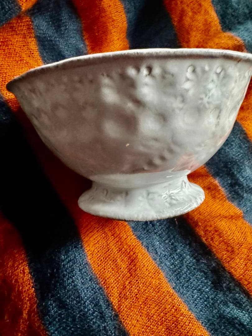 未使用シール付アスティエ・ド・ヴィラット　カフェオレボウル　脚付ラージボウル