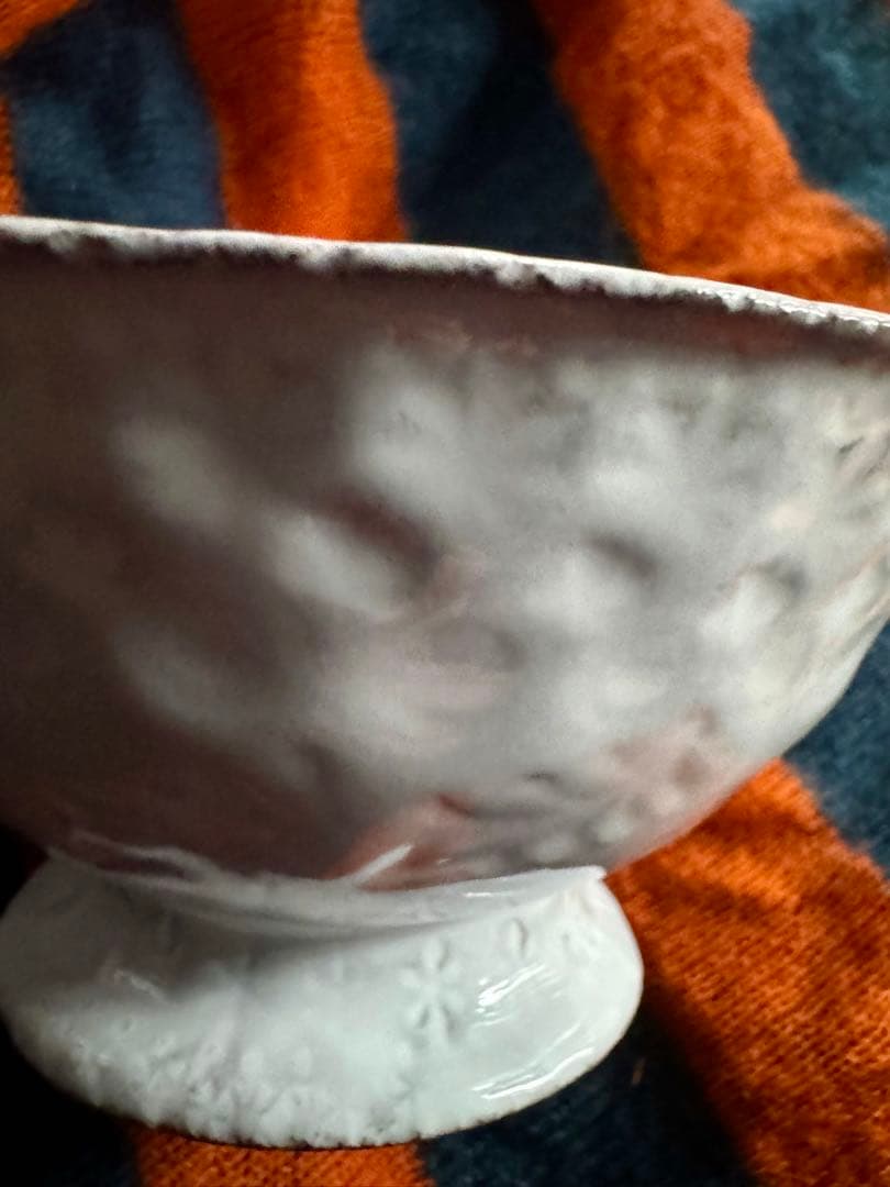 未使用シール付アスティエ・ド・ヴィラット　カフェオレボウル　脚付ラージボウル