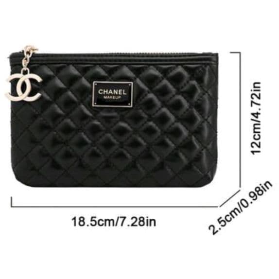 【非売品】CHANELキルティングポーチ ノベルティ シャネル ブラック 黒