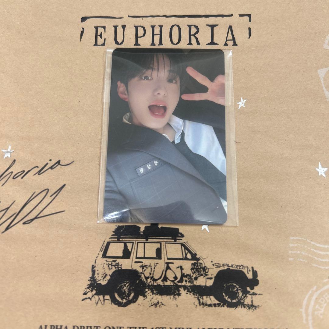 ALD1 euphoria pluschat限定ラキドロ トレカ サンヒョン - メルカリ