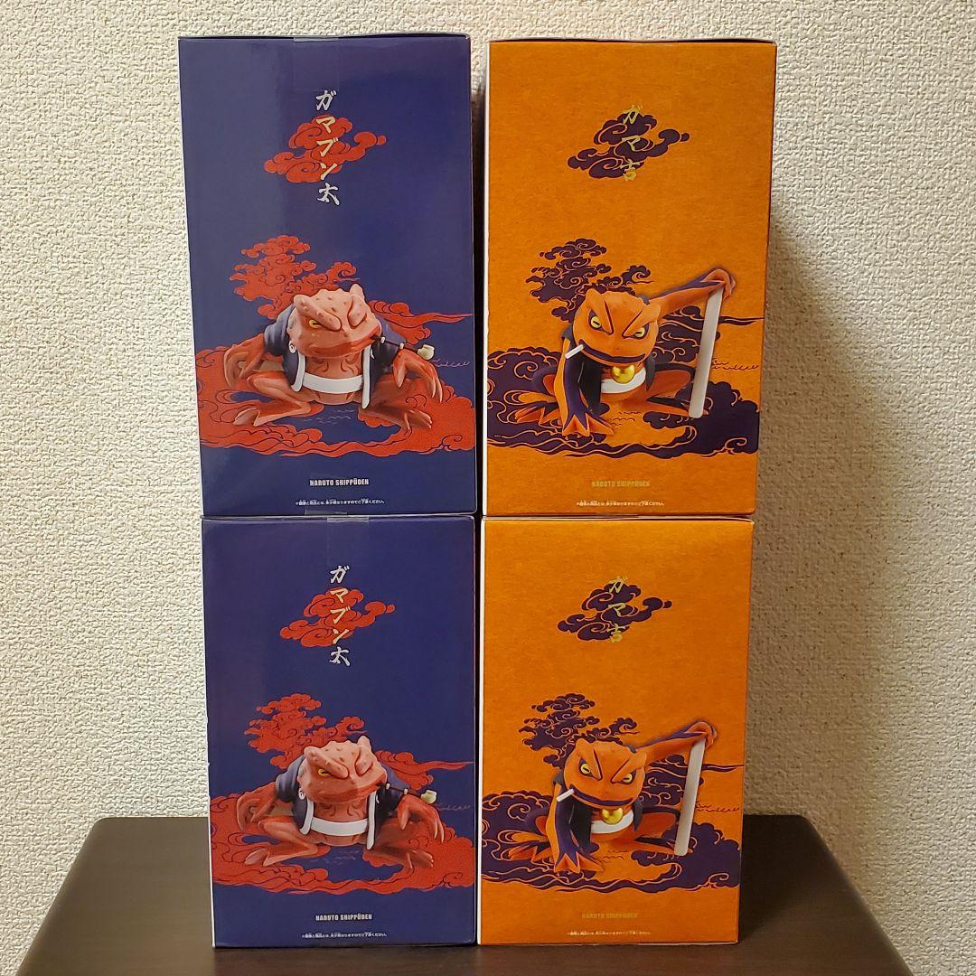 NARUTO ナルト 疾風伝 ソフビフィギュア ガマブン太 ガマ吉 4個セット