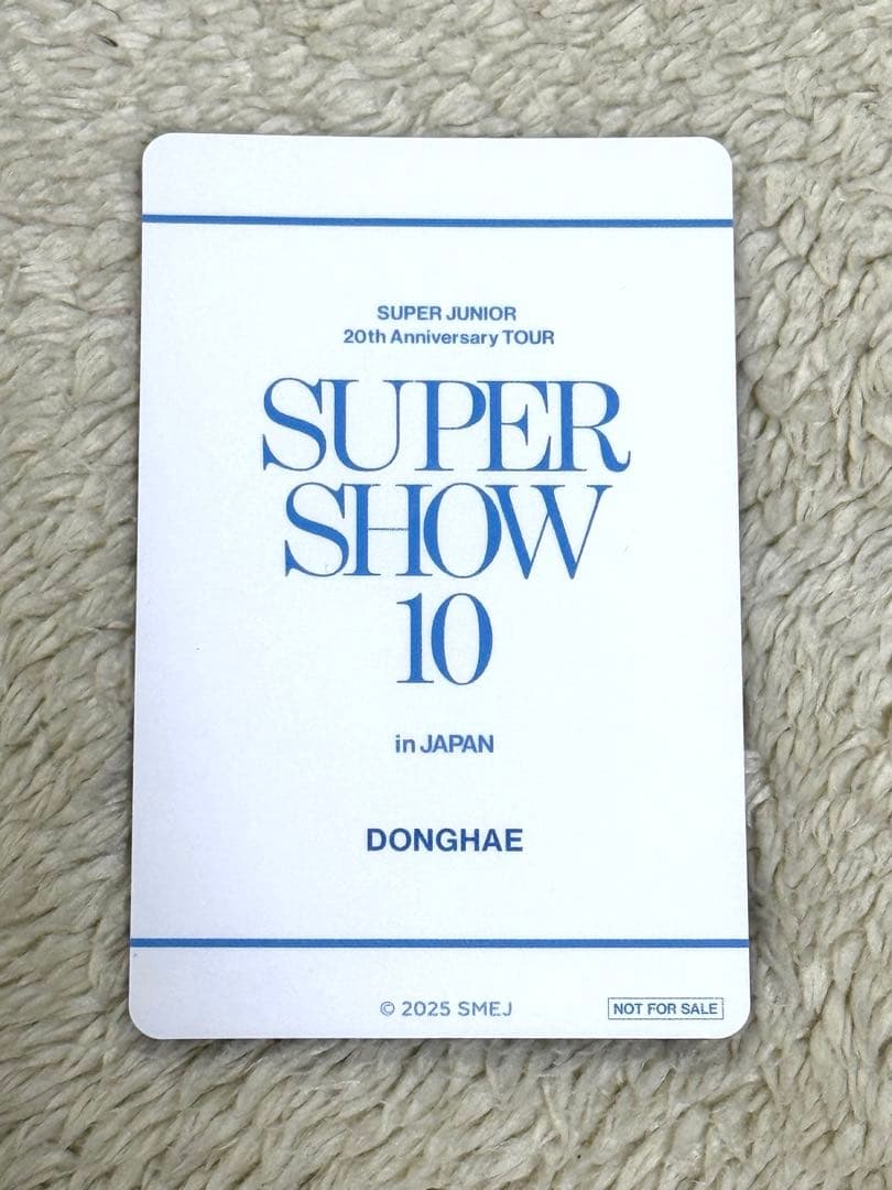 SUPERJUNIOR ドンヘ mu-mo購入特典 ランダムフォトカード トレカ