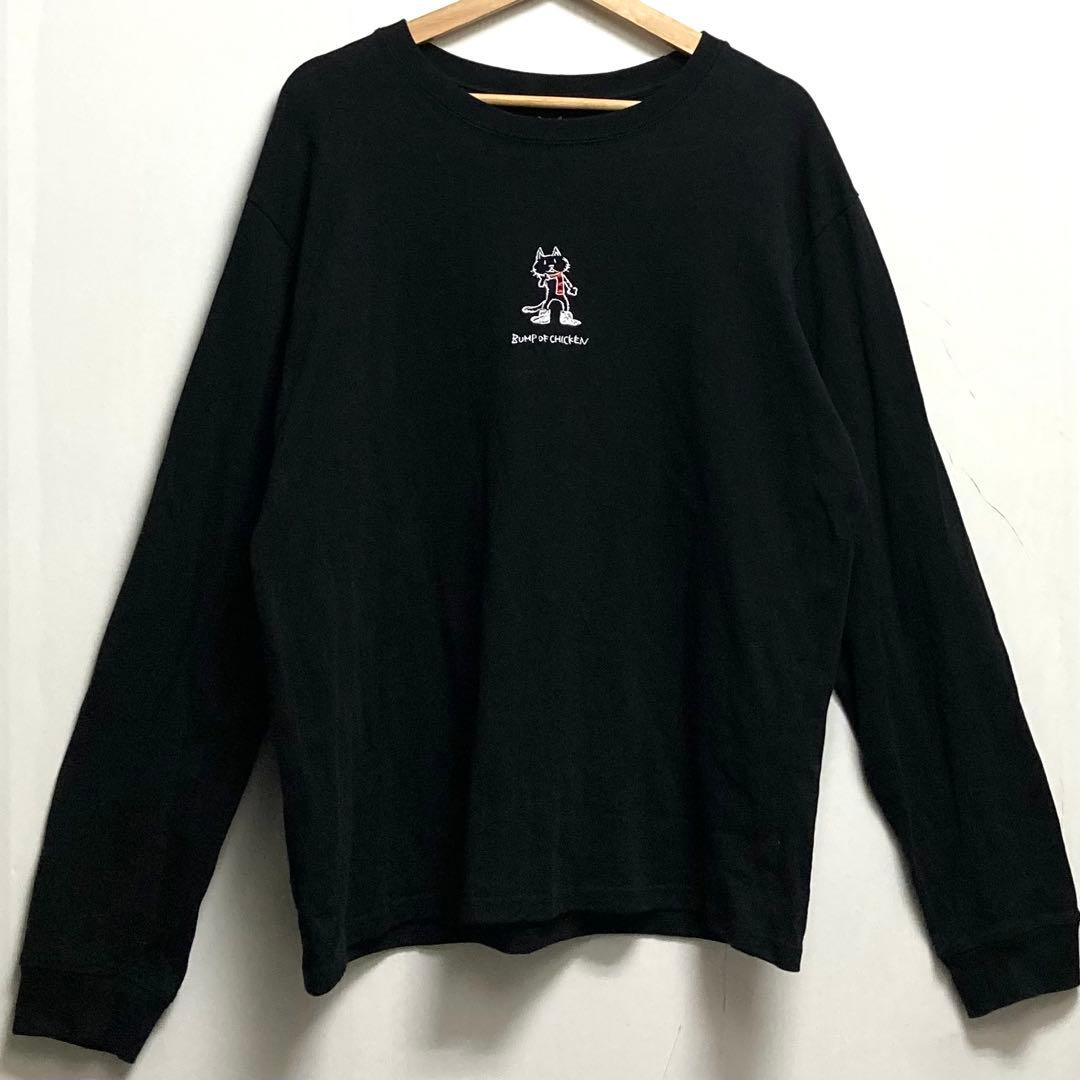 BUMP OF CHICKEN 刺繍ニコル ロンT バンプオブチキン XL 黒 - メルカリ