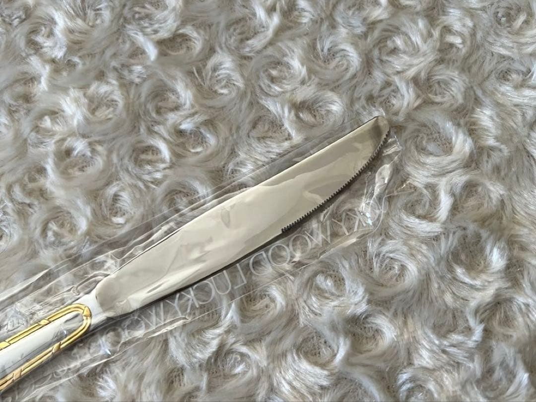 ラッキーウッド カトラリーセット　オーロリー　金彩　ディナーセット　20本