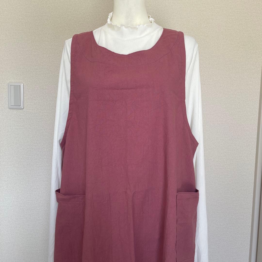 リンリン様　ワッシャーコットン　エプロン