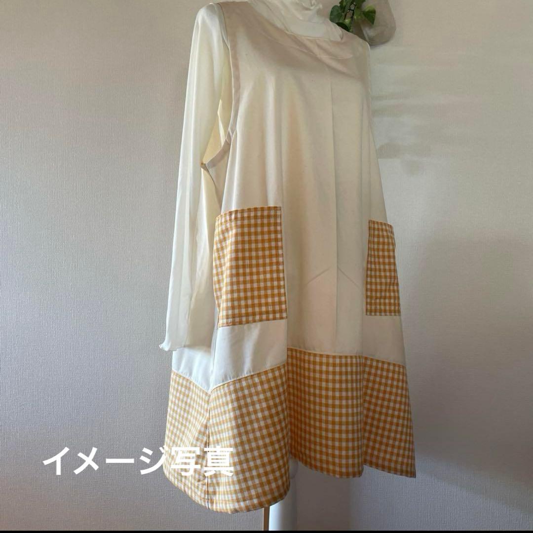 リンリン様　ワッシャーコットン　エプロン