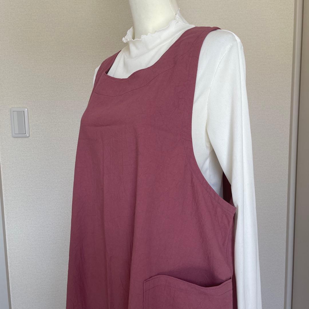 リンリン様　ワッシャーコットン　エプロン