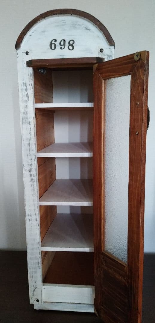 アンティーク収納棚（ハンドメイド）