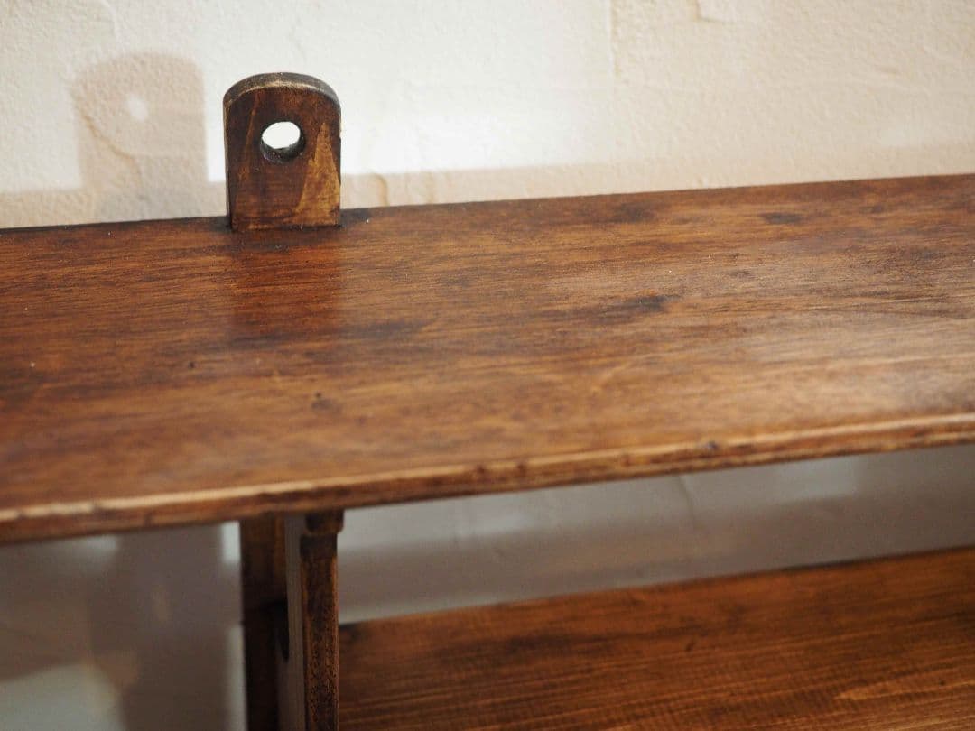 フランス　アンティーク　ウォールシェルフ　棚　シェルフ　壁掛け　シャビー