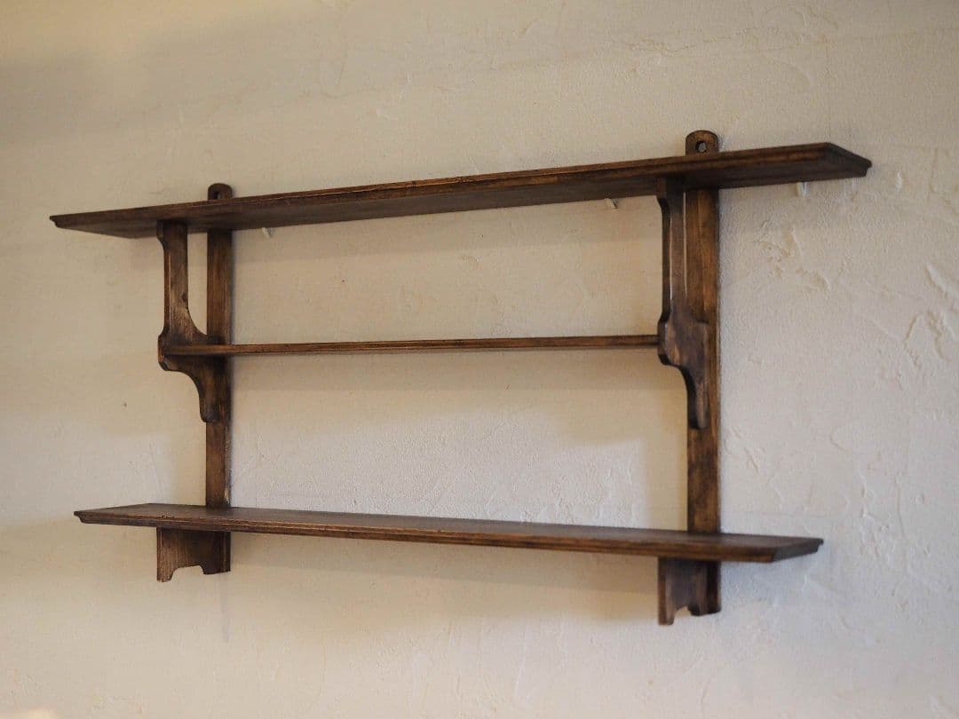 フランス　アンティーク　ウォールシェルフ　棚　シェルフ　壁掛け　シャビー