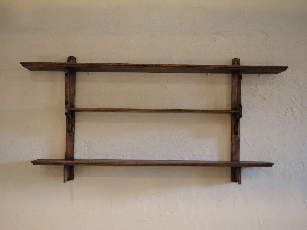 フランス　アンティーク　ウォールシェルフ　棚　シェルフ　壁掛け　シャビー