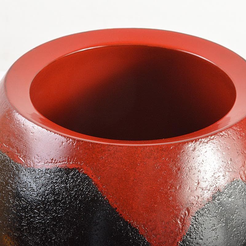 茶道具 日本工芸会会員 田中重希作 乾漆 芋頭水指 共箱 V R5764C