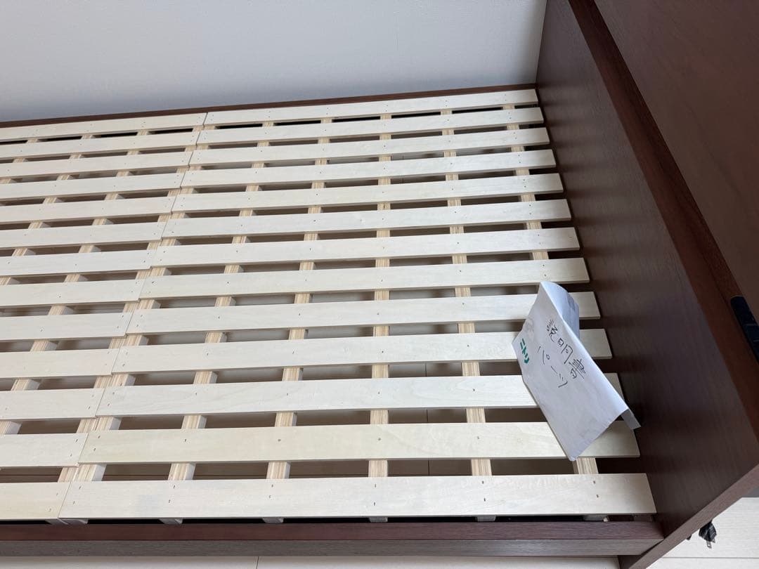 ニトリ　セミダブルベッドフレーム　コスモ　ほぼ新品　送料込価格