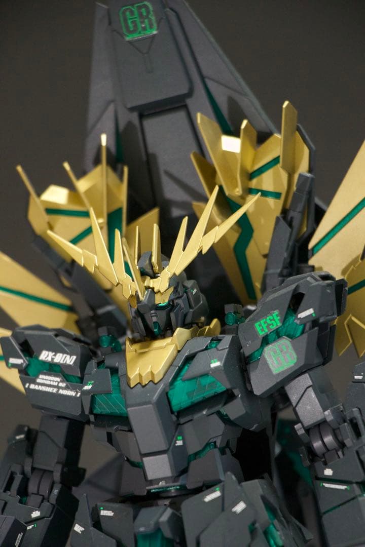 塗装＆改修品　MGバンシィ最終決戦仕様　パンプレ限定