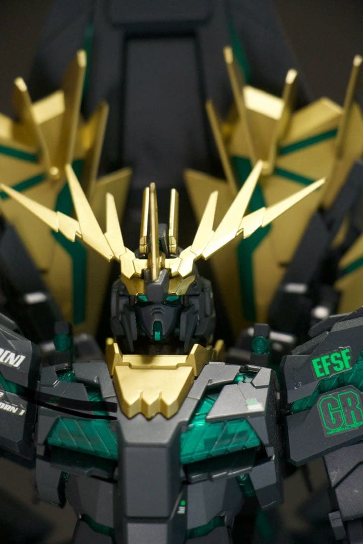 塗装＆改修品　MGバンシィ最終決戦仕様　パンプレ限定