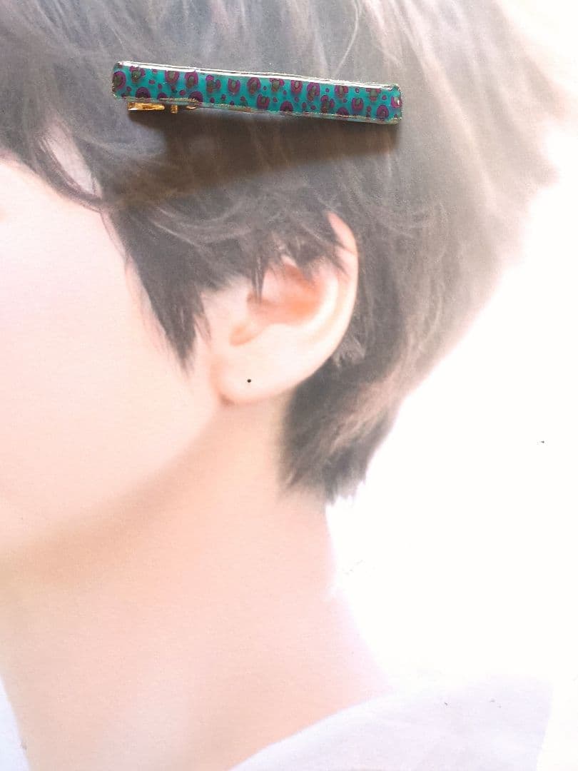 取引中　アニマル柄のヘアクリップ*《C》