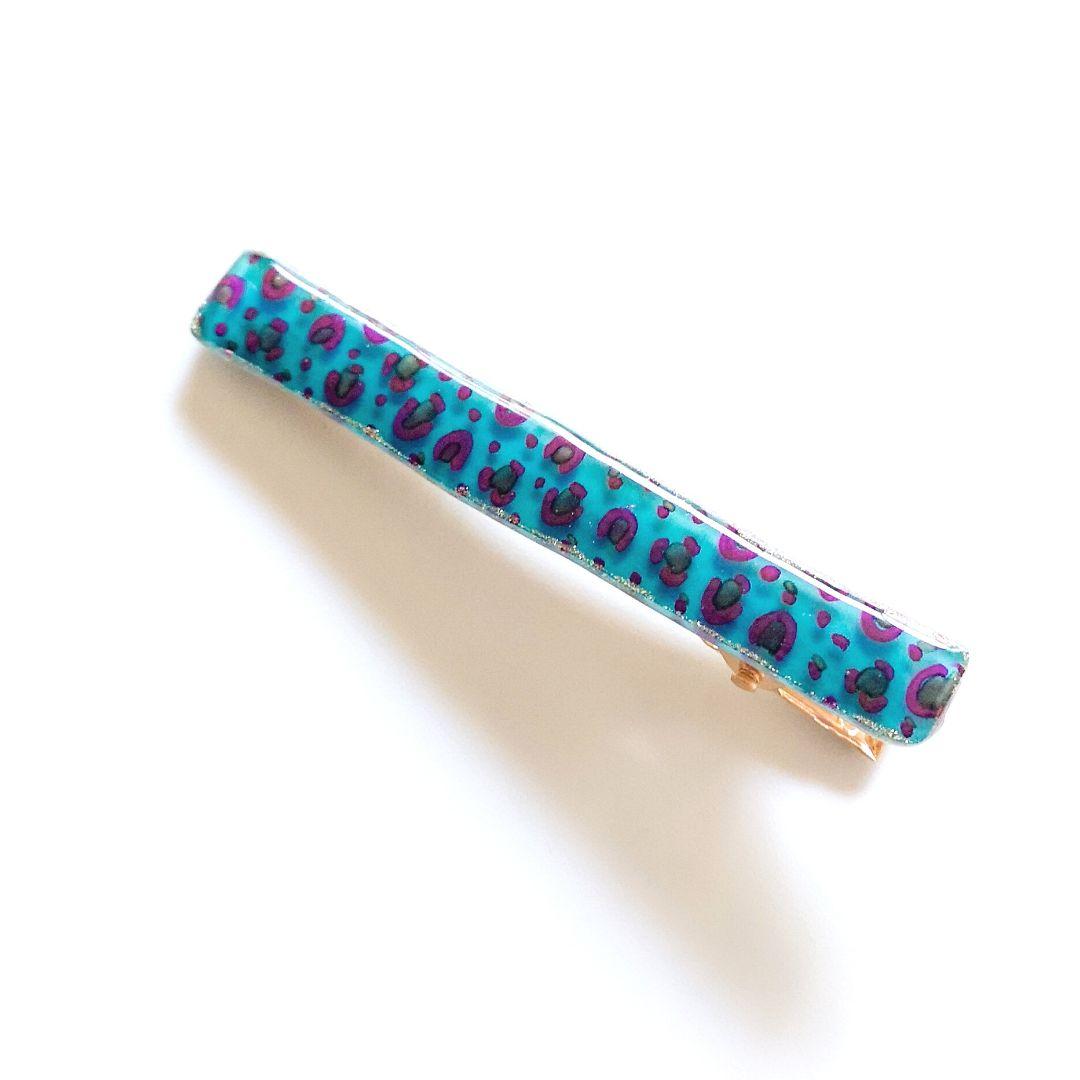 取引中　アニマル柄のヘアクリップ*《C》