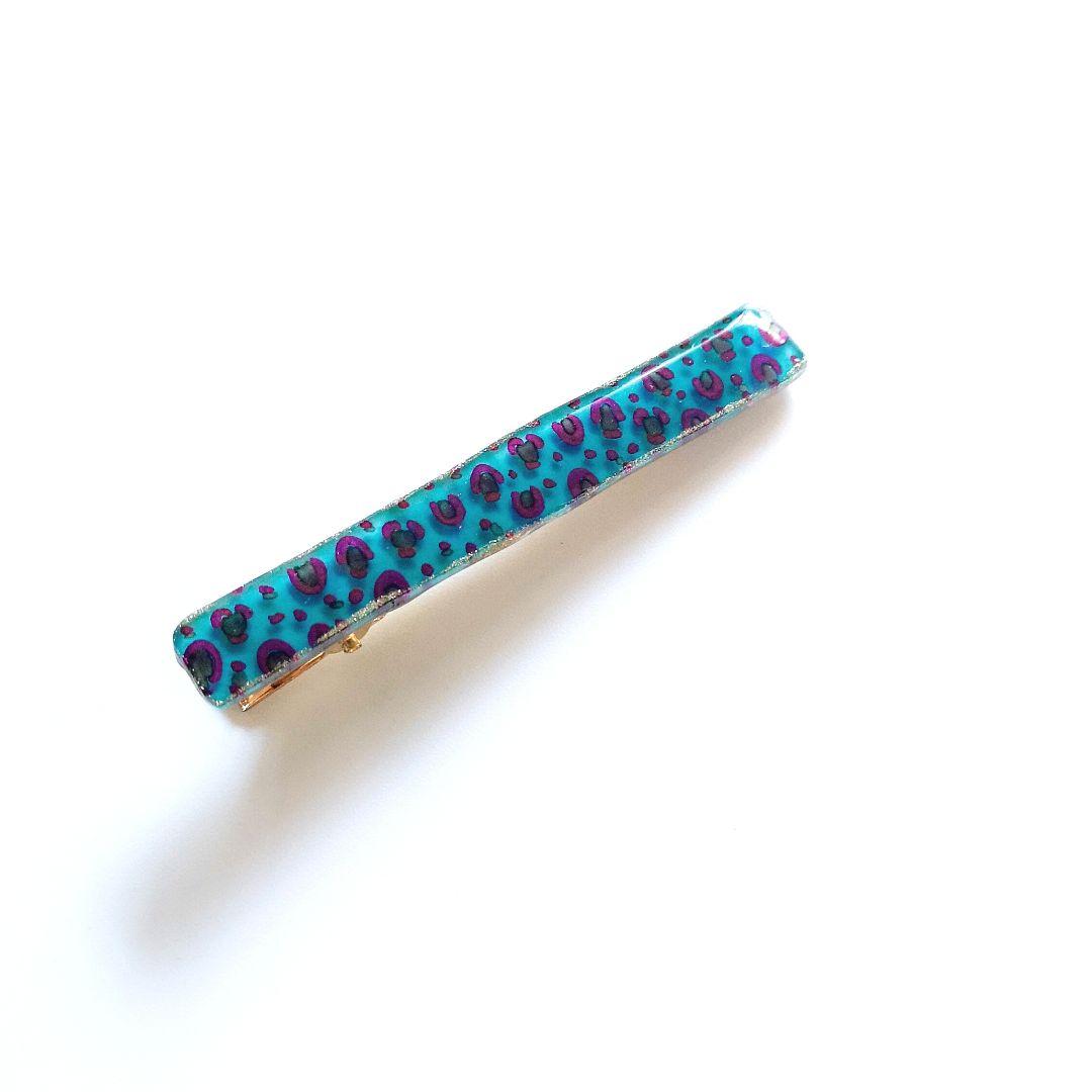 取引中　アニマル柄のヘアクリップ*《C》