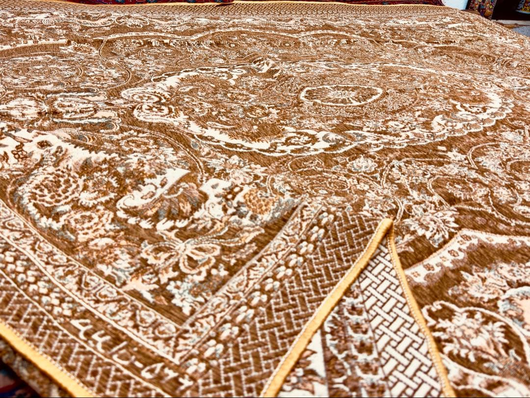 ペルシャハリランヤズドシート/キリム 193x290cm