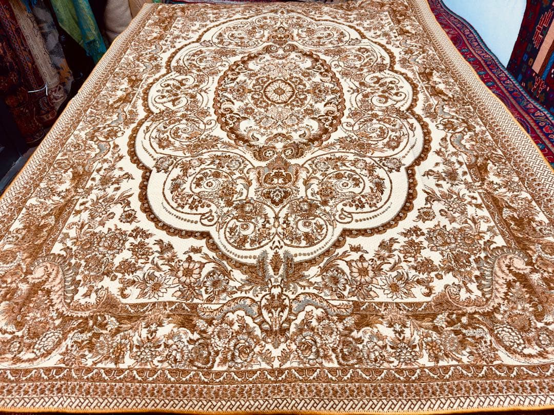 ペルシャハリランヤズドシート/キリム 193x290cm