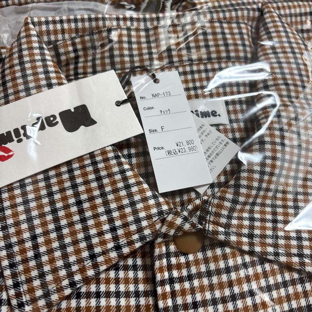 ナップタイム naptime. Nissy 西島隆弘 コーチジャケット チェック