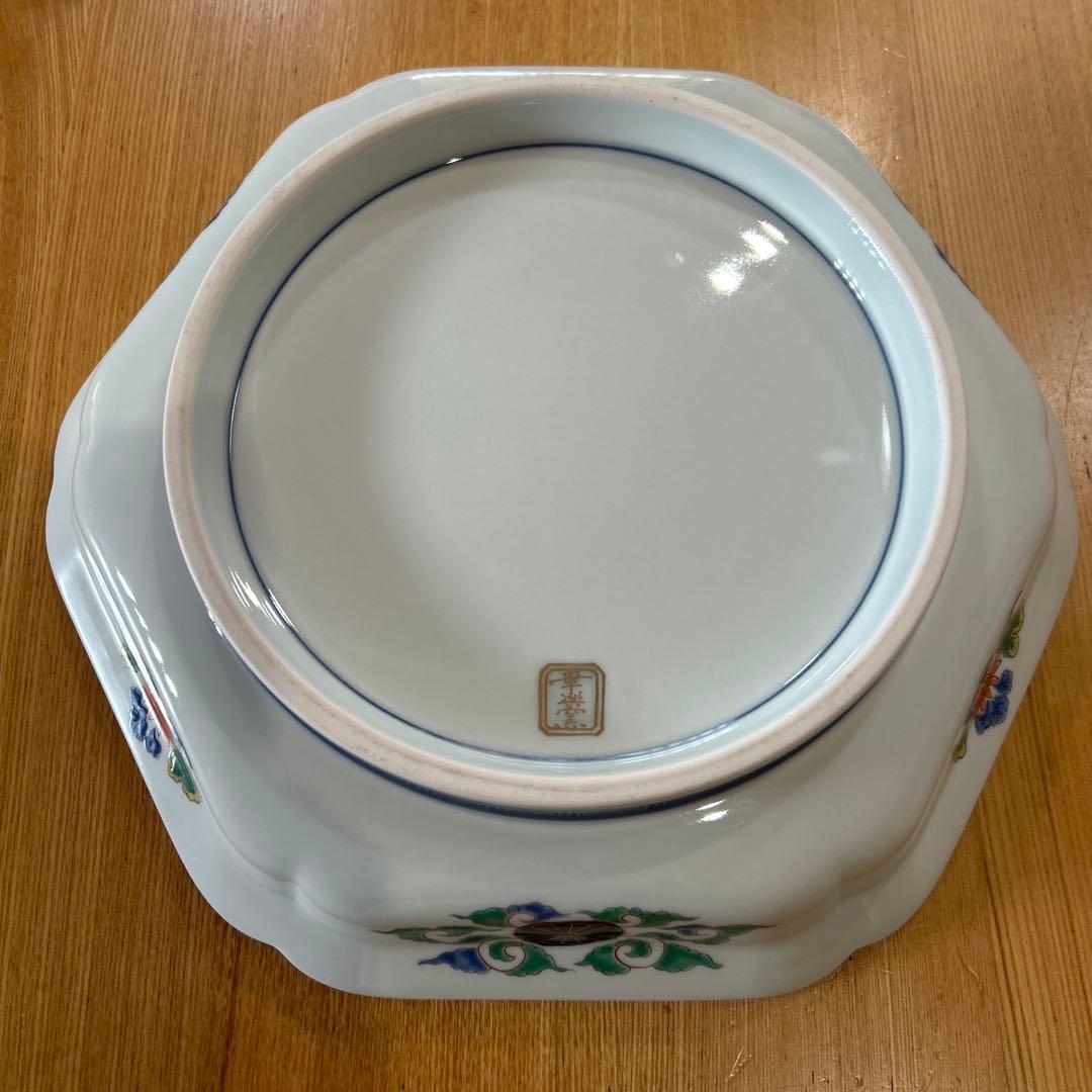 有田焼 古伊万里 錦色絵山水 幸楽窯 六角大皿 - メルカリ