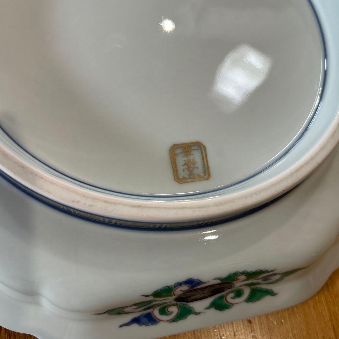 有田焼 古伊万里 錦色絵山水 幸楽窯 六角大皿 - メルカリ