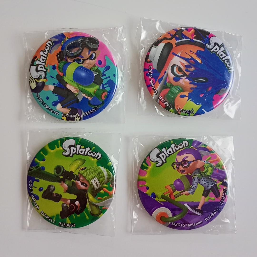 【コンプリートセット】スプラトゥーン 缶バッジセット まとめ売り【希少品】