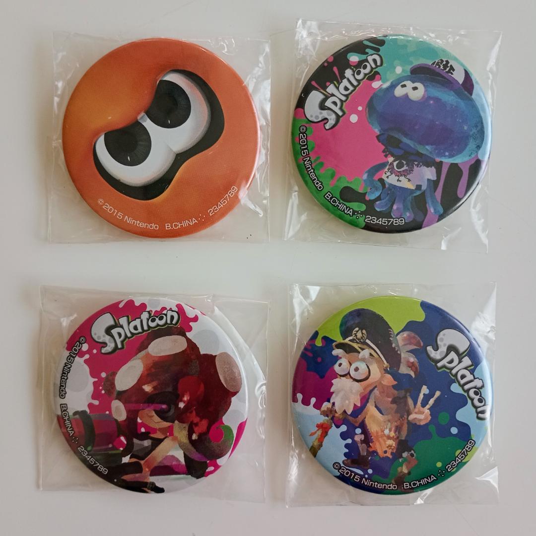 【コンプリートセット】スプラトゥーン 缶バッジセット まとめ売り【希少品】