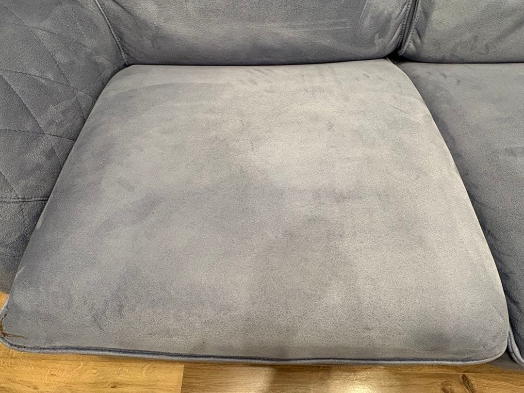 送料込 関家具 クラッシュゲート 2人掛けソファ ヘッドレスト付き