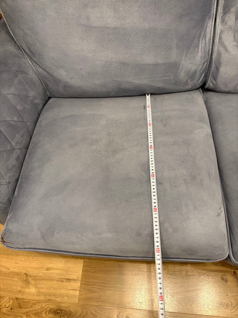 送料込 関家具 クラッシュゲート 2人掛けソファ ヘッドレスト付き