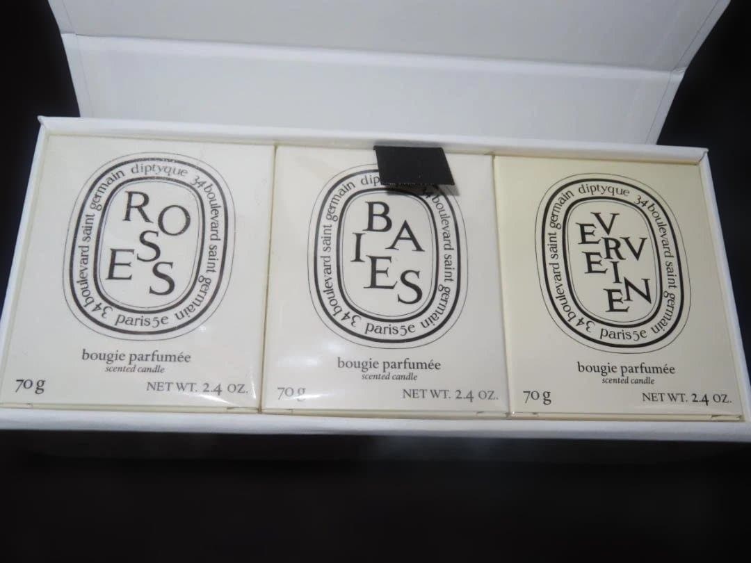 diptyque ディプティック　ミニキャンドル コフレ 3個セット70ｇ