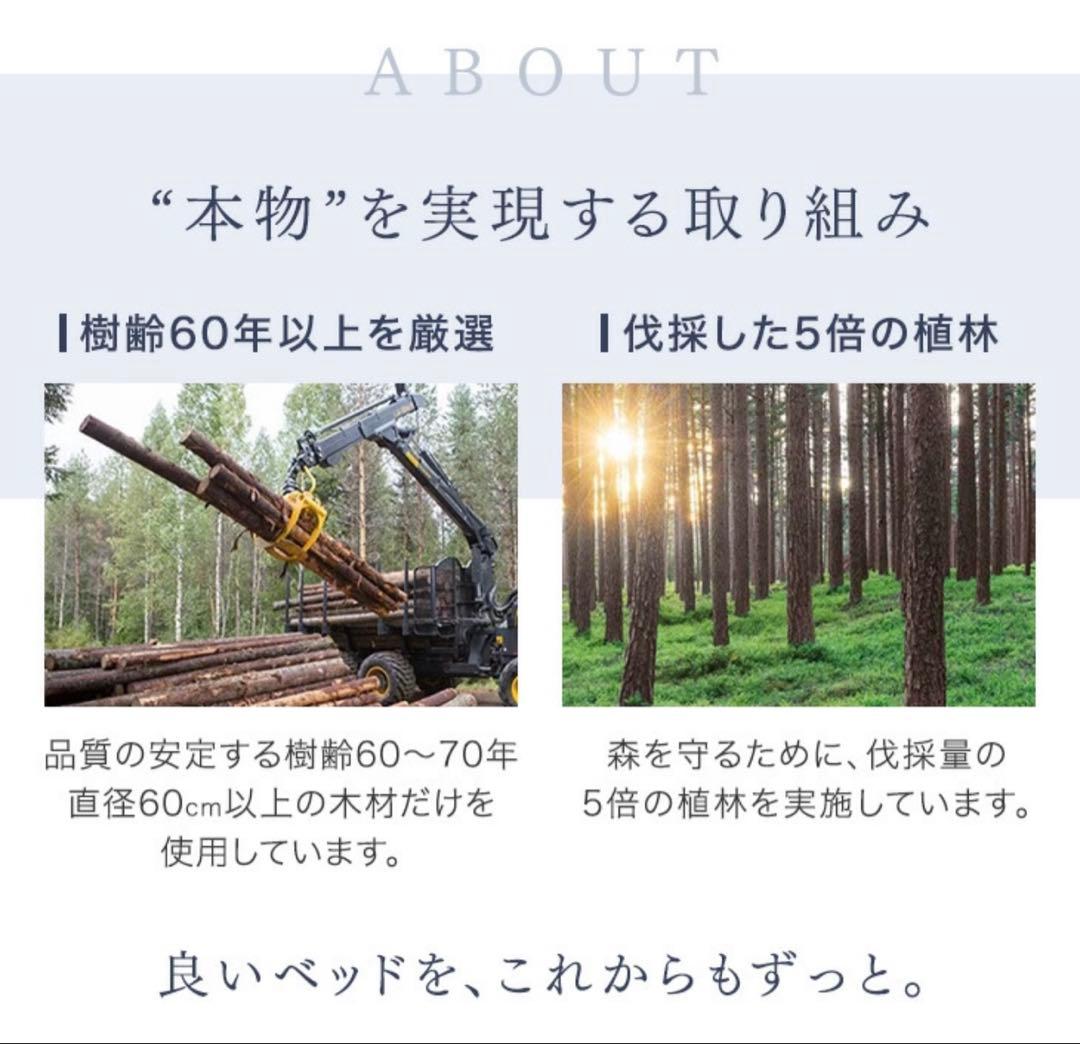 新品未使用　未開封　すのこベッド