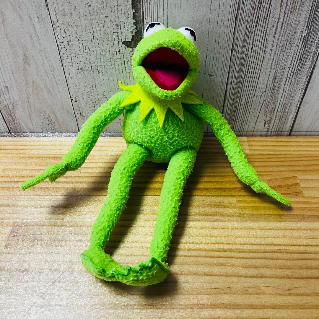 カーミット ぬいぐるみ カエル ワイヤー入り レトロ セサミストリート