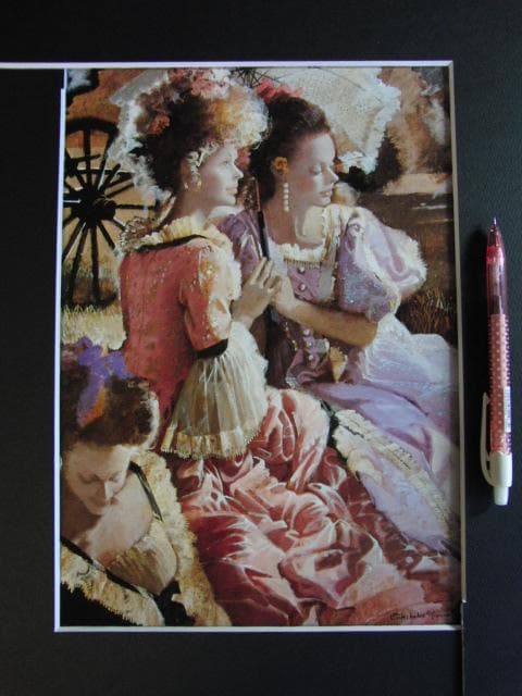 宮永岳彦、鴻、大判・希少な画集より、新品高級額・額装付、状態良好