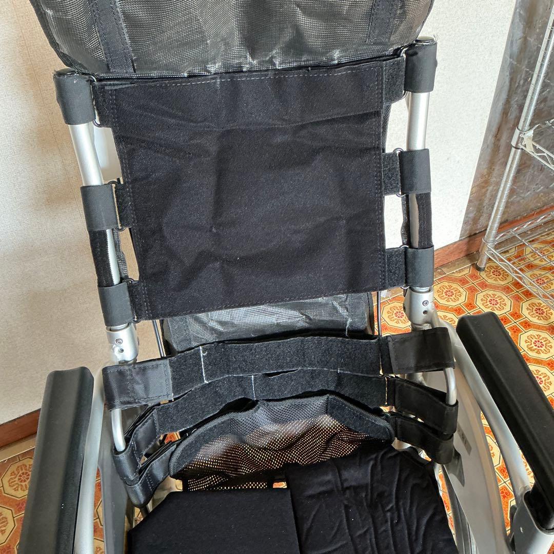 MiKi エアフィッツ プレミアム AFP-16 介助用車椅子 折りたたみ式