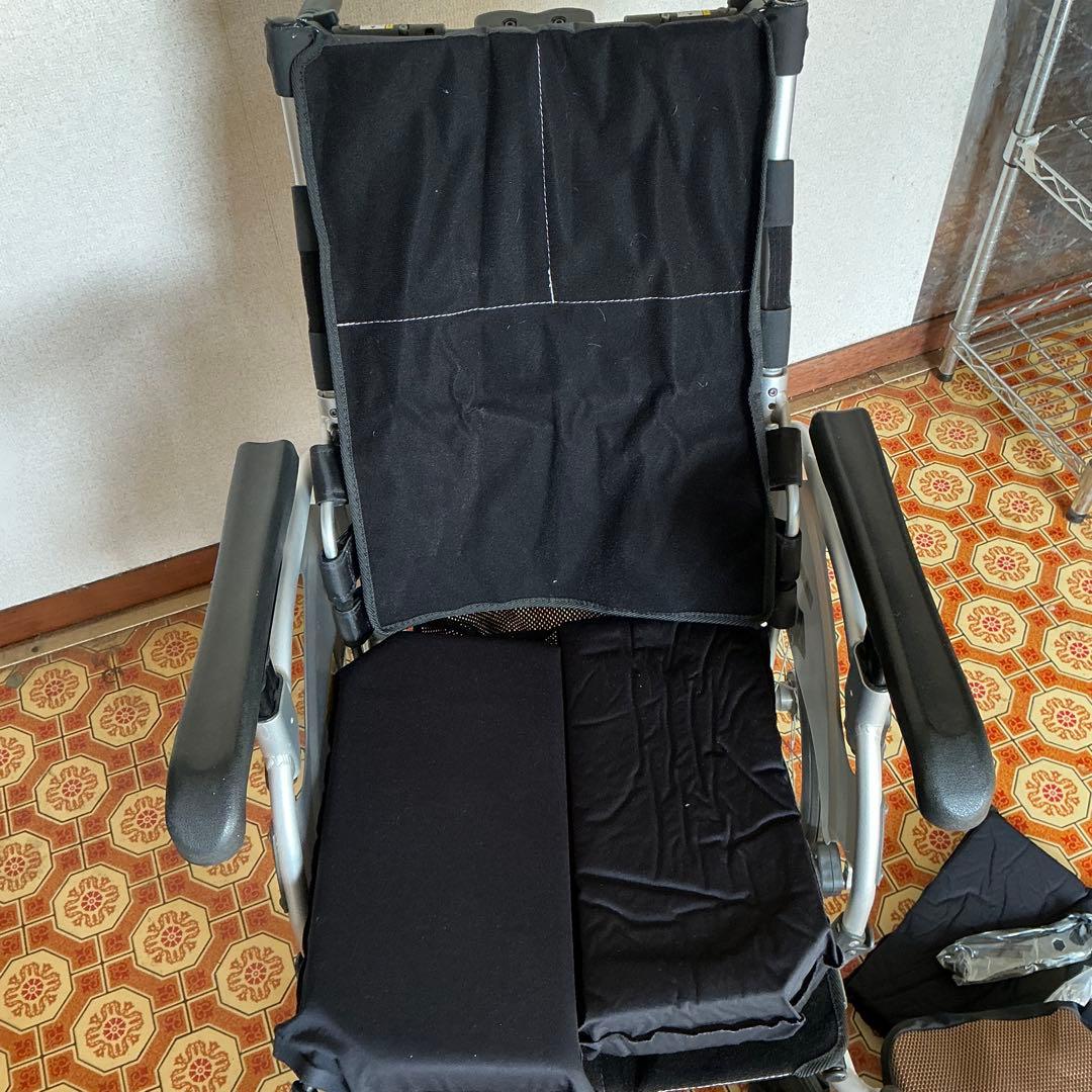 MiKi エアフィッツ プレミアム AFP-16 介助用車椅子 折りたたみ式