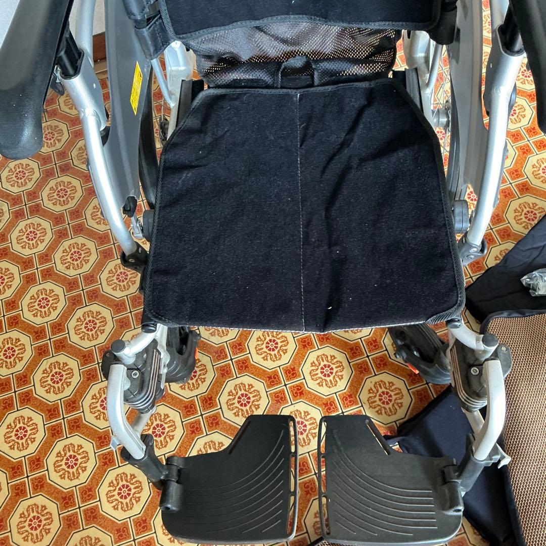 MiKi エアフィッツ プレミアム AFP-16 介助用車椅子 折りたたみ式