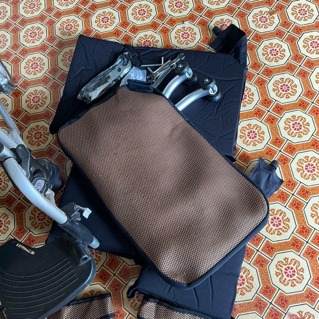 MiKi エアフィッツ プレミアム AFP-16 介助用車椅子 折りたたみ式