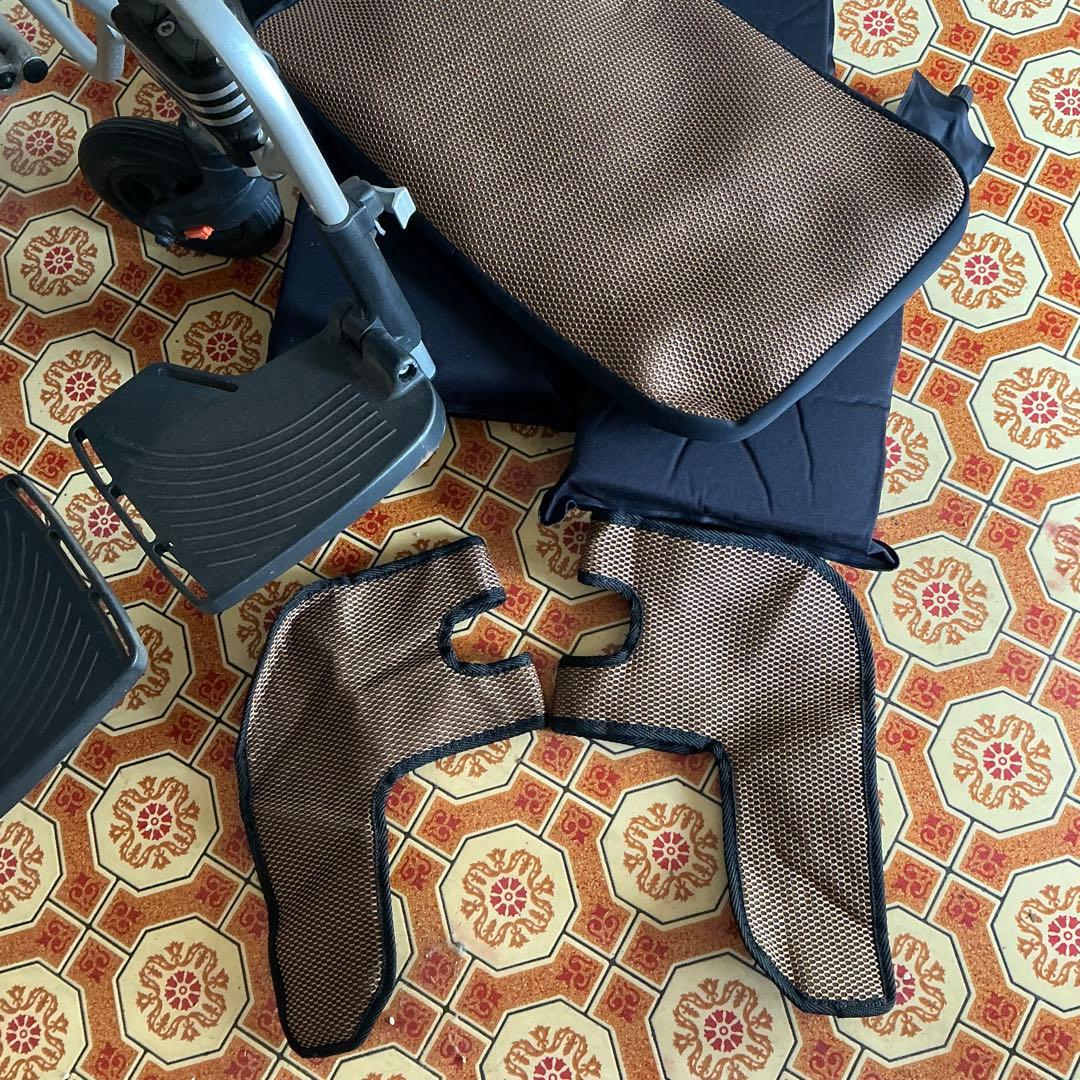 MiKi エアフィッツ プレミアム AFP-16 介助用車椅子 折りたたみ式