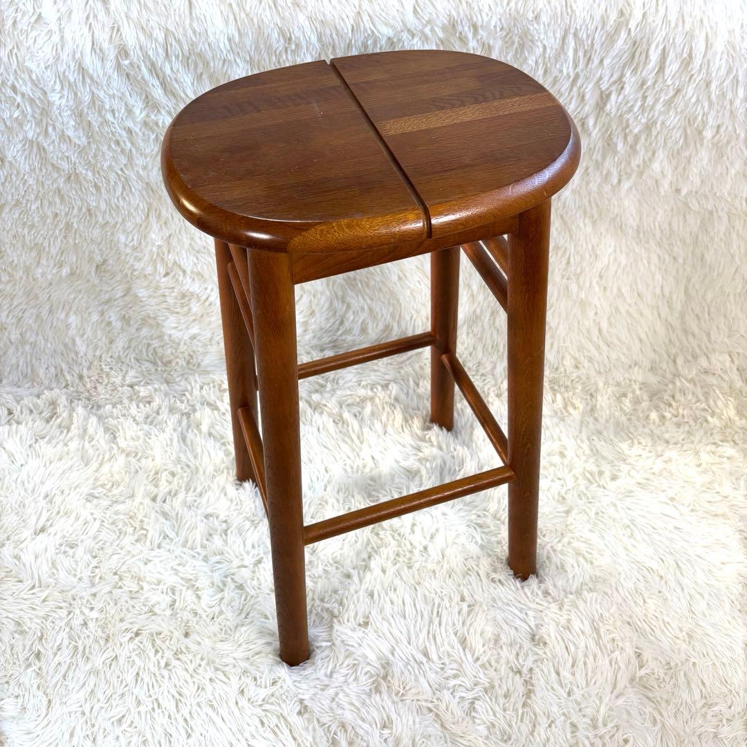 カリモク　ヴィンテージ　木製スツール