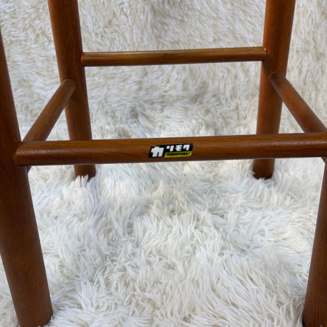 カリモク　ヴィンテージ　木製スツール