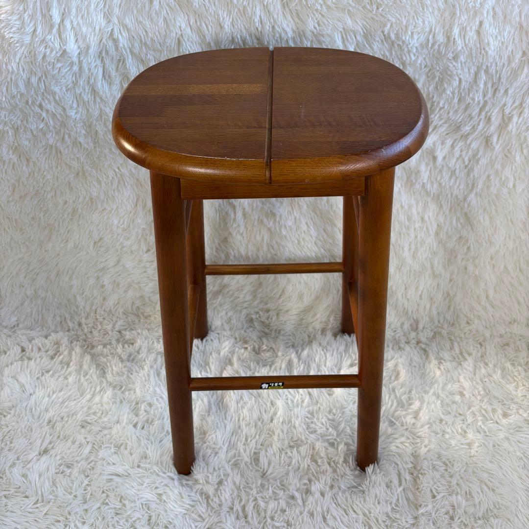 カリモク　ヴィンテージ　木製スツール