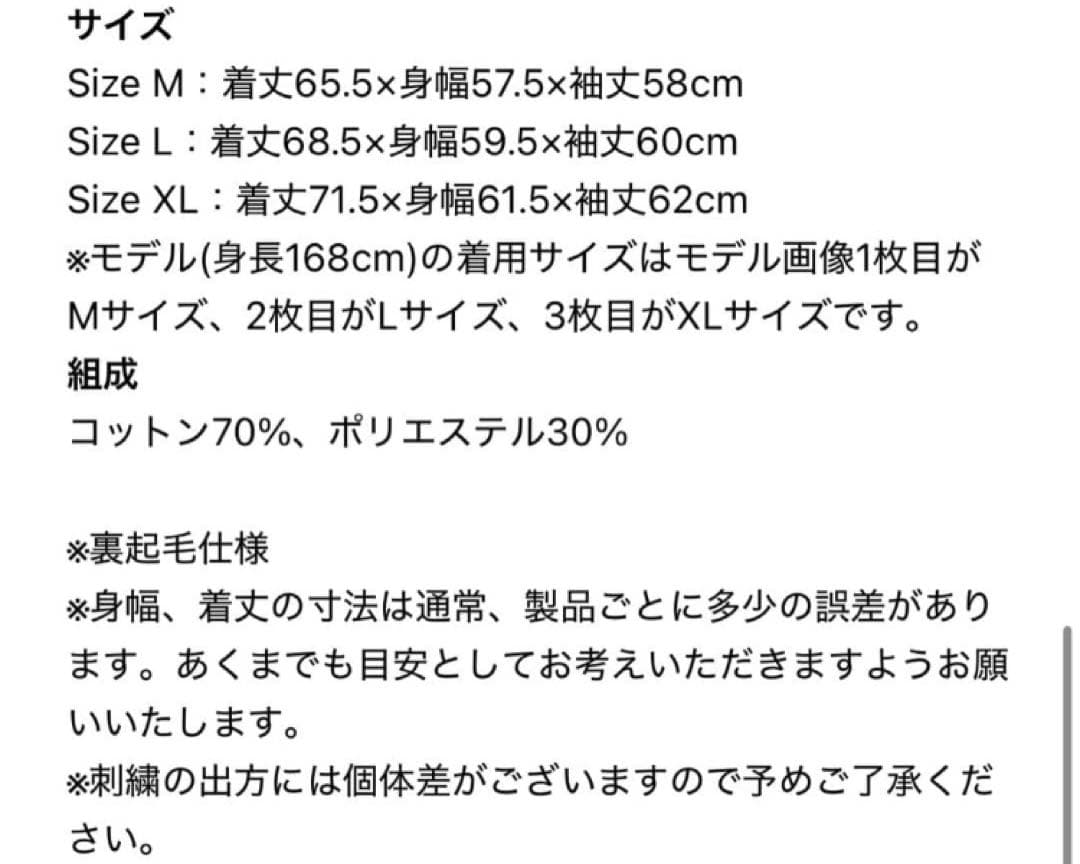 BUMP Sphery Rendezvous スウェット Lサイズ
